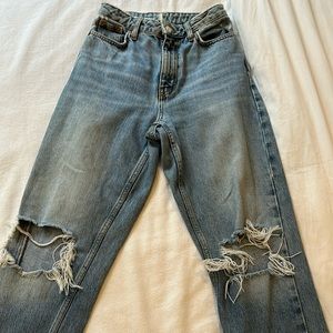 Topshop mom jeans